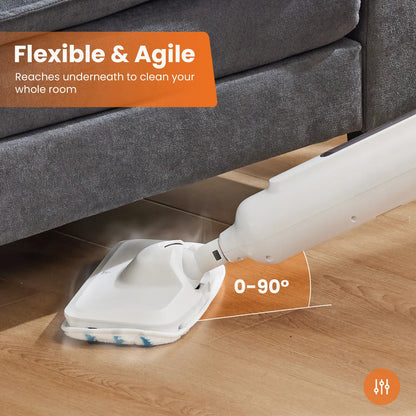 Sweet Furniture Steam Mop for Floor Cleaning, Lightweight Floor Steamer Cleaner for Hardwood/Tile/Laminate Floors Carpet, 2 Washable Pad Home Care