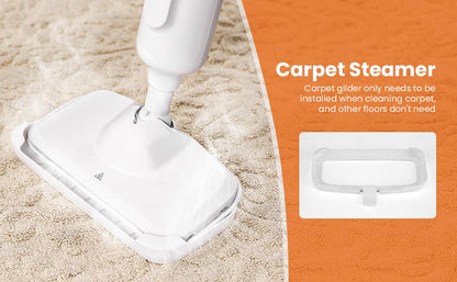 Sweet Furniture Steam Mop for Floor Cleaning, Lightweight Floor Steamer Cleaner for Hardwood/Tile/Laminate Floors Carpet, 2 Washable Pad Home Care